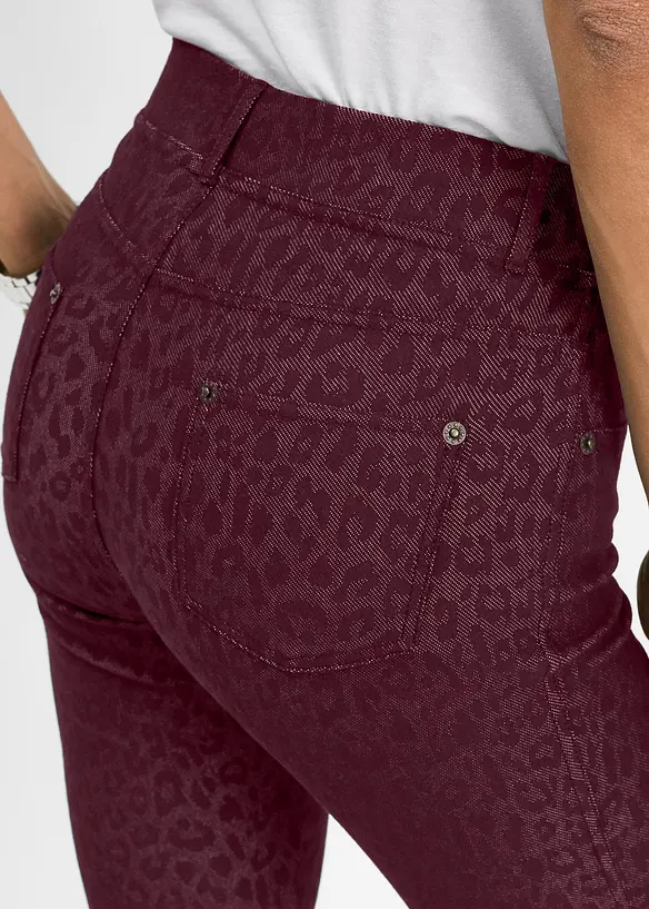 Jeggings s leopardím potiskem, bonprix