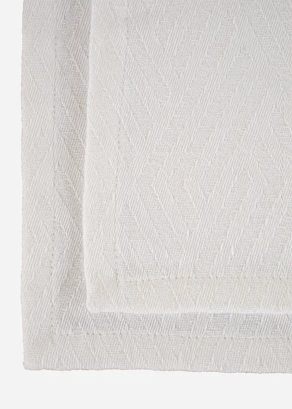 Prostírání z vysoce kvalitní organické bavlny ( 2 ks v balení), bonprix