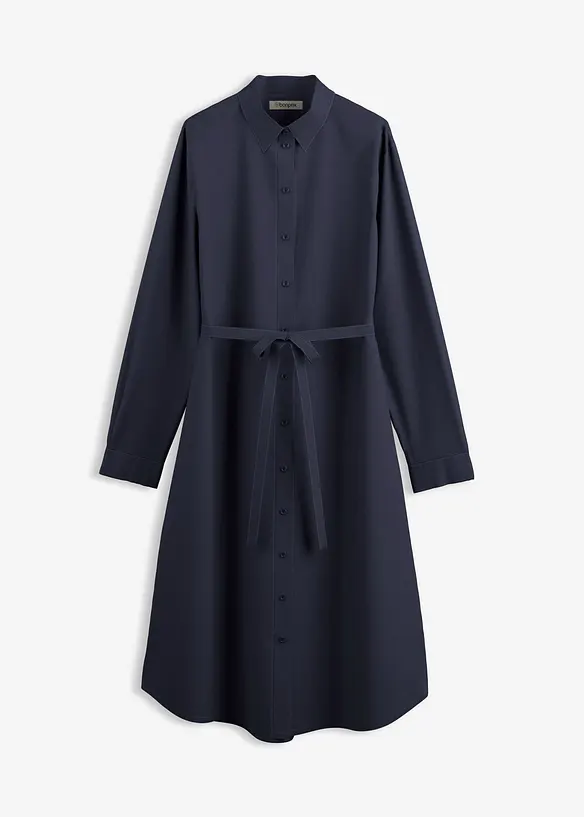 Midi šaty z čisté organické bavlny, bonprix