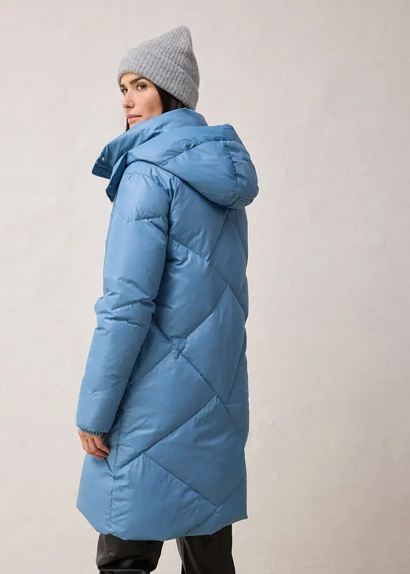 Péřový kabát s recyklovaným peřím, odolný vůči vodě, bonprix