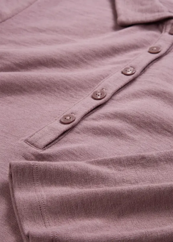 Triko polo s podílem vlny, bonprix