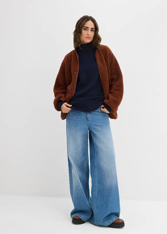 Základní rolák z jemné pleteniny, bonprix