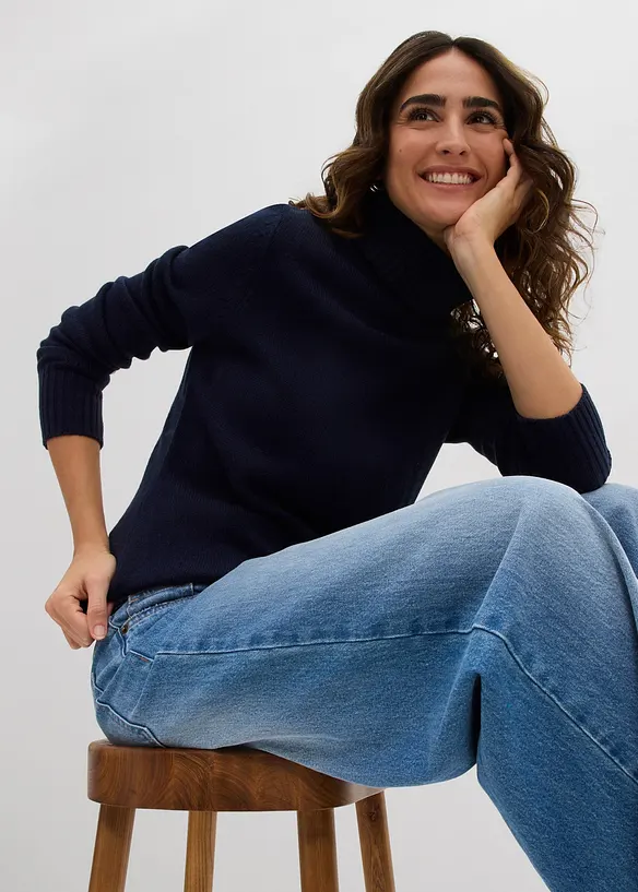 Základní rolák z jemné pleteniny, bonprix