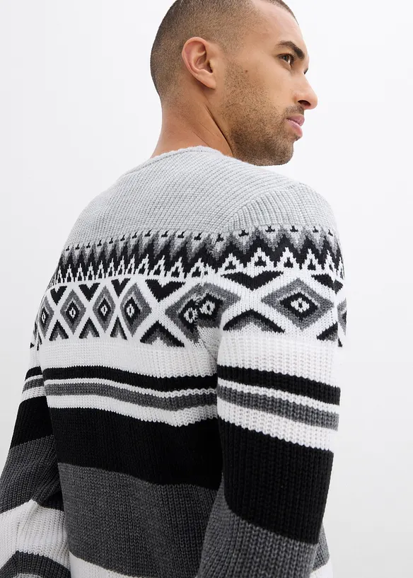 Svetr s norským vzorem, bonprix