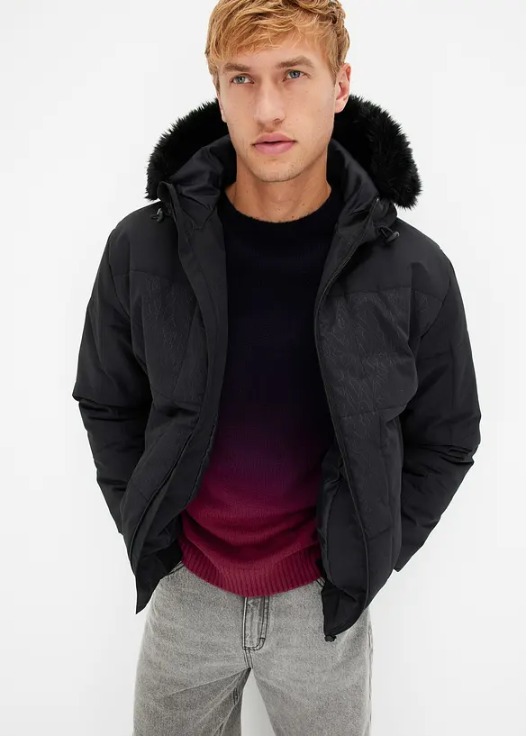 Svetr z jemné pleteniny s přechodem barev, bonprix