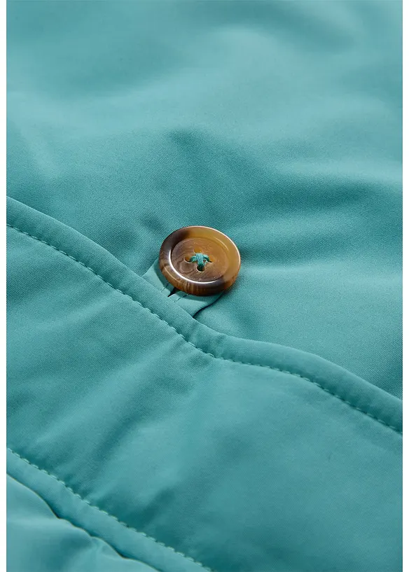 Zimní kabát s medvídkovou kožešinou na kapuci, bonprix