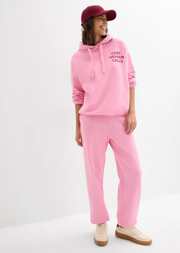 Oversize mikina z čisté bavlny, bonprix