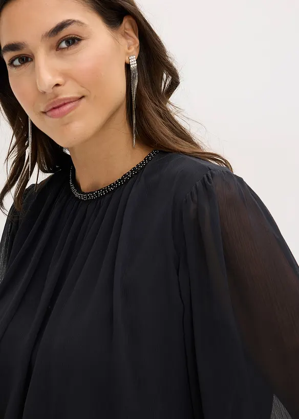 Overal s šifonem a třpytem, bonprix