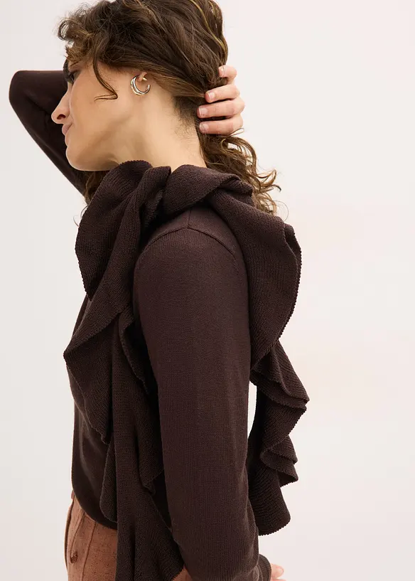 Svetr z jemné pleteniny ze splývavé viskózové směsi, bonprix