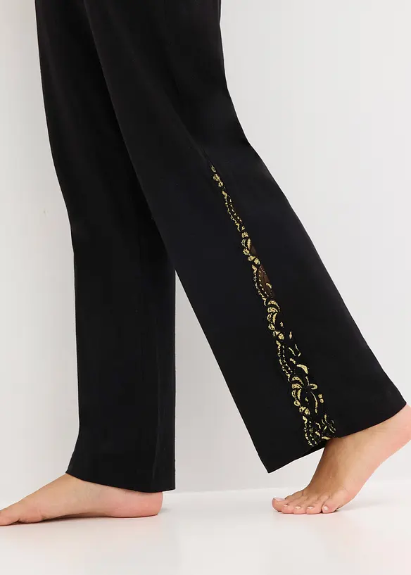 Pyžamo z jemné třpytivé krajky, bonprix