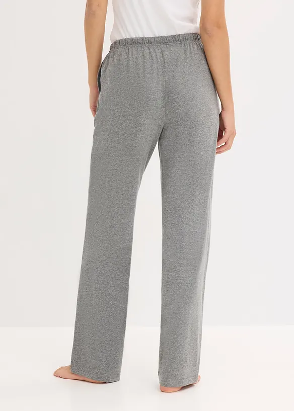 Pyžamové kalhoty s průhmatovými kapsami (2 ks v balení), bonprix
