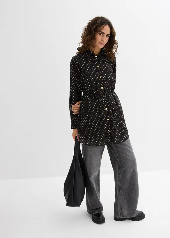 Šifonová halenka 2 v 1, na období těhotenství i po něm, bonprix