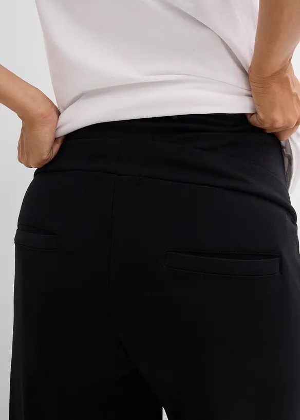 Těhotenské kalhoty se širokými nohavicemi, z pohodlného materiálu Punto di Roma, bonprix