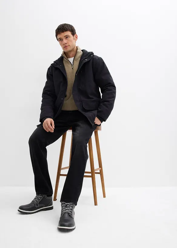 Odolná zimní bunda z plátna, bonprix