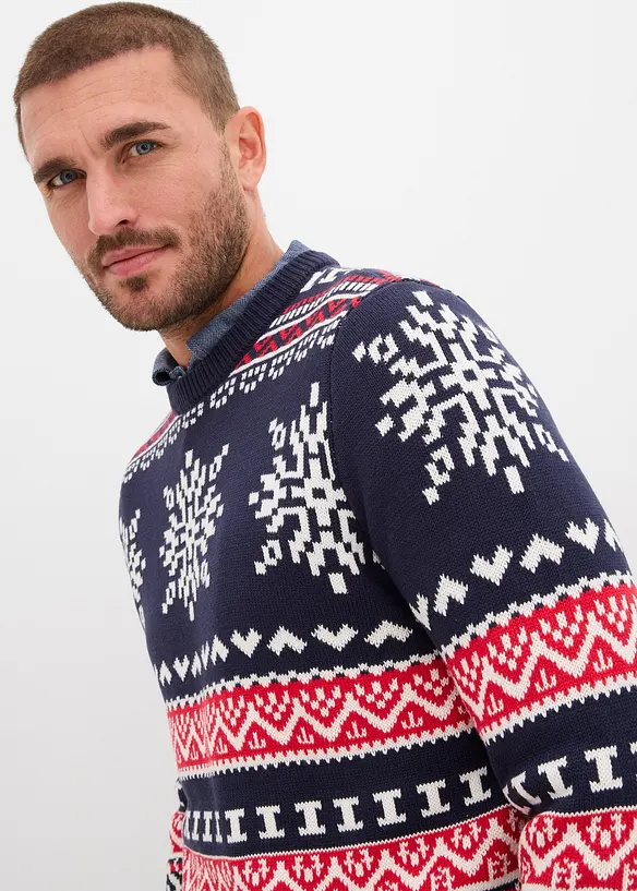 Svetr s norským vzorem, bonprix