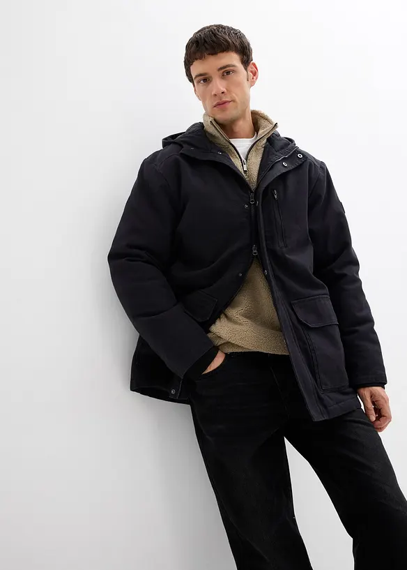 Odolná zimní bunda z plátna, bonprix