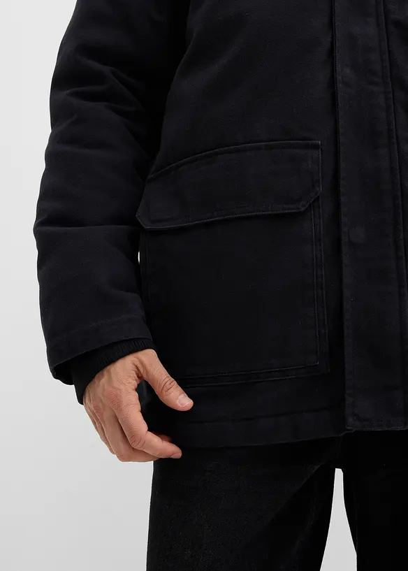 Odolná zimní bunda z plátna, bonprix