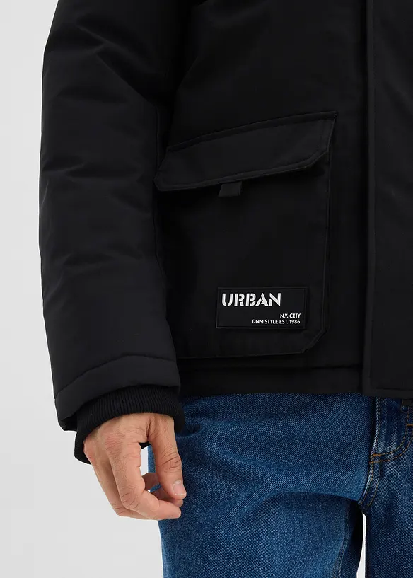 Zateplená bunda se sportovními detaily, bonprix