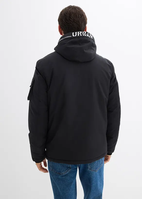 Zateplená bunda se sportovními detaily, bonprix