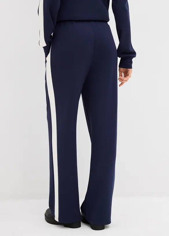 Teplákové kalhoty z interlockového materiálu, bonprix