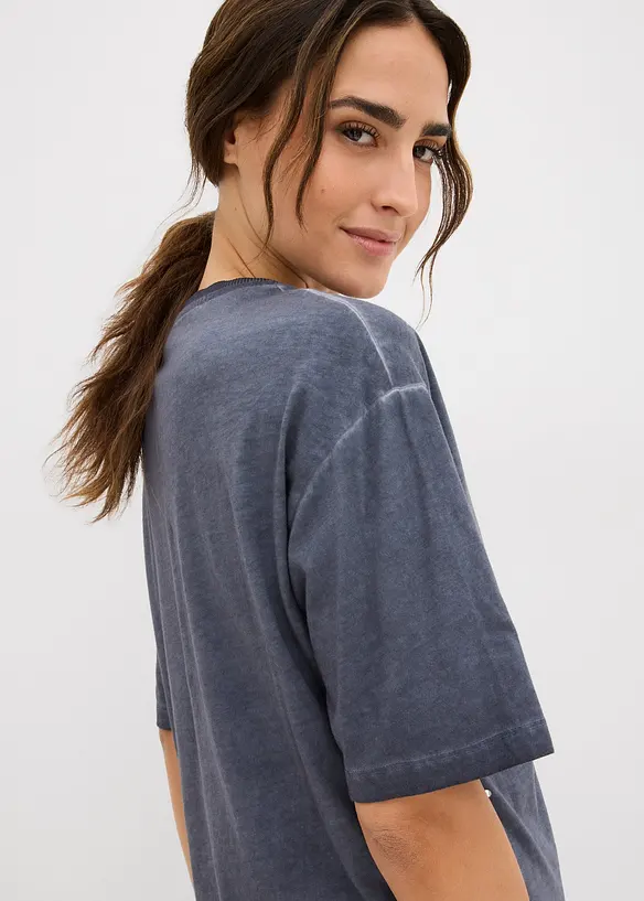 Tričko se třpytivými kamínky, z čisté bavlny, bonprix