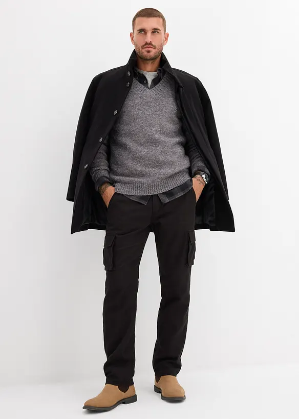 Svetr ze silnější pleteniny, nenáročný na údržbu, bonprix