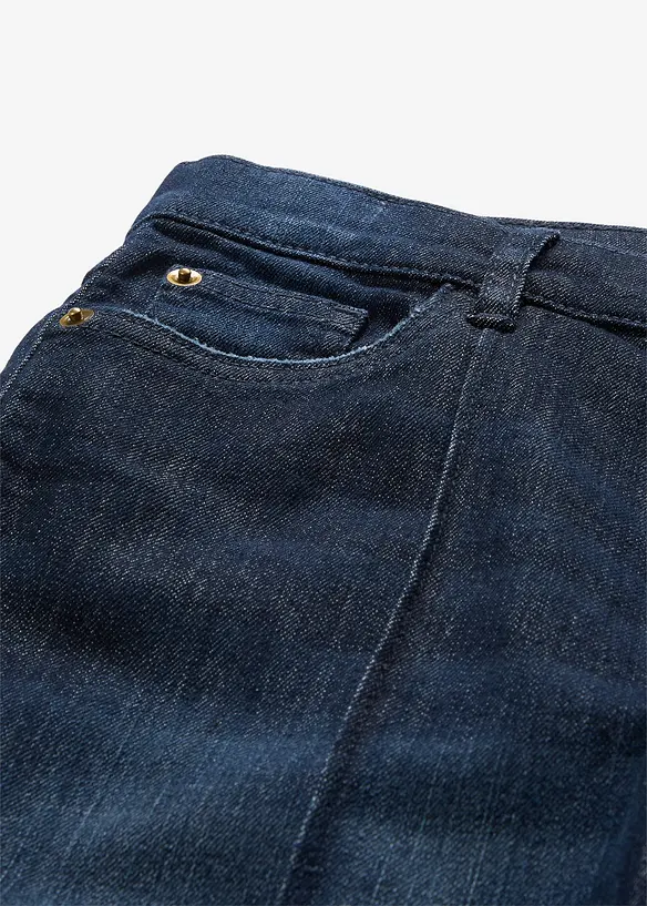 Džíny Wide Leg, Mid Waist, bonprix