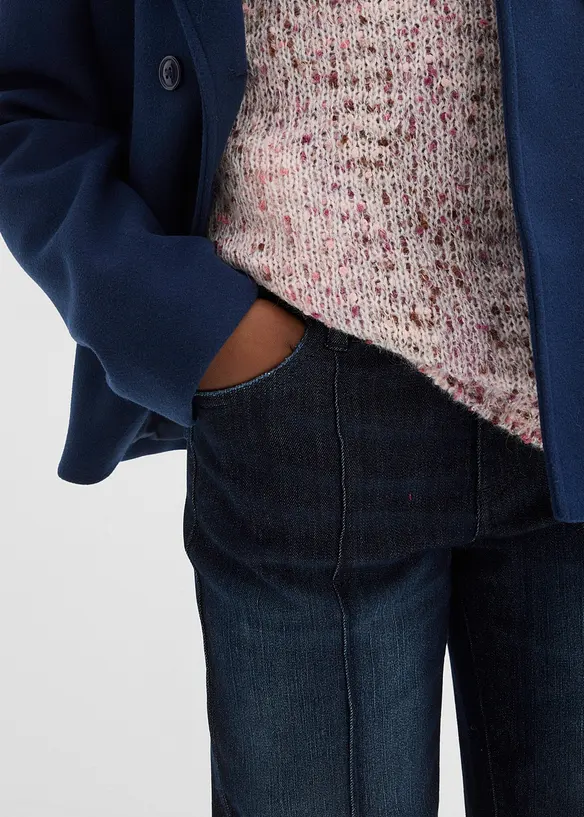 Džíny Wide Leg, Mid Waist, bonprix