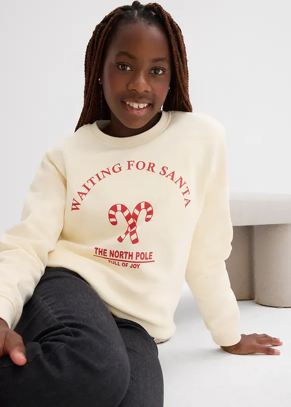 Mikina z čisté organické bavlny, bonprix