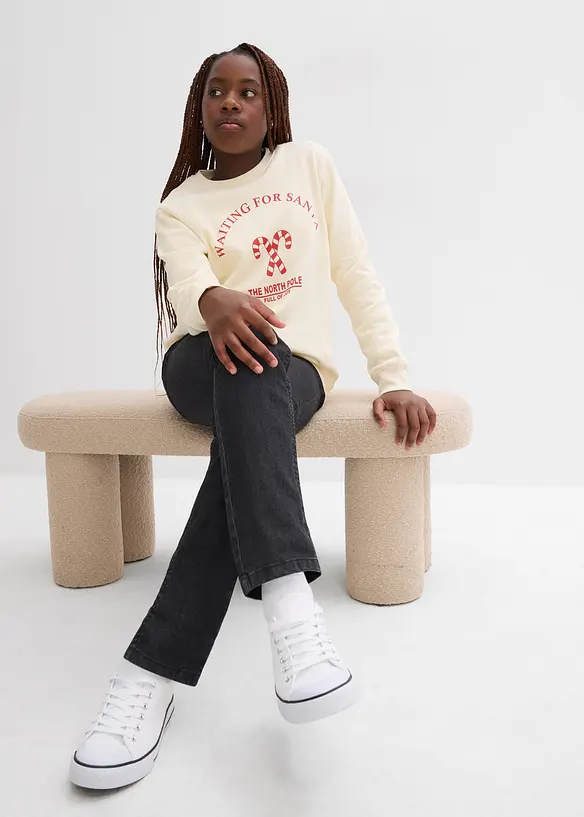 Mikina z čisté organické bavlny, bonprix