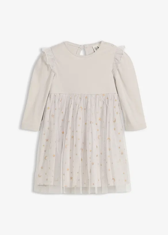 Šatičky a body s rýšky a tylem, bonprix