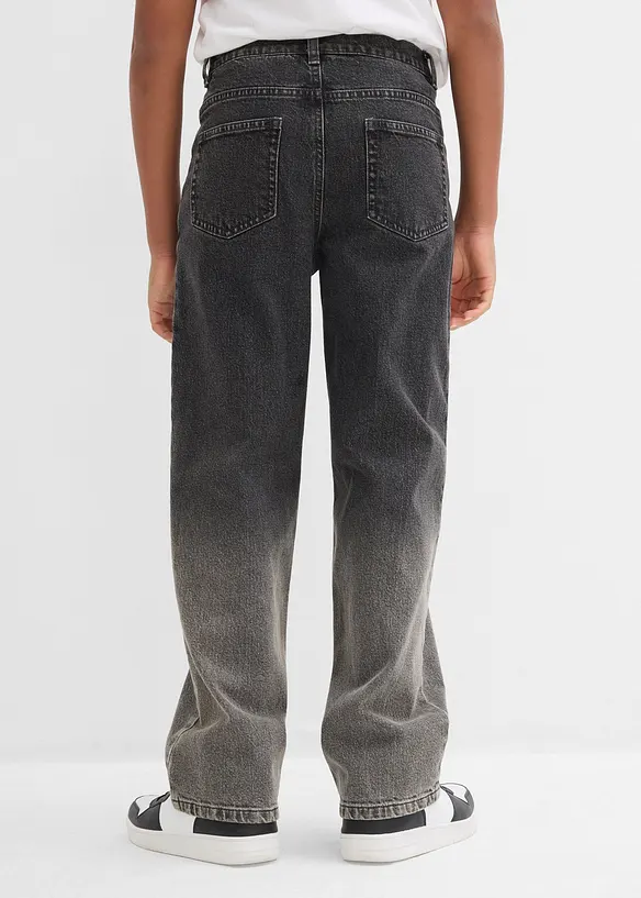 Džíny Loose Fit s barevným přechodem, Straight, bonprix