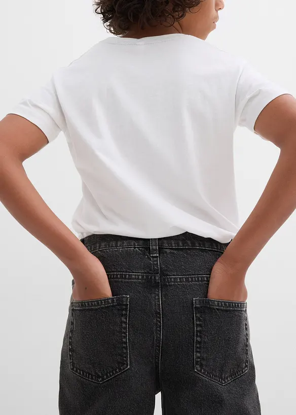 Džíny Loose Fit s barevným přechodem, Straight, bonprix