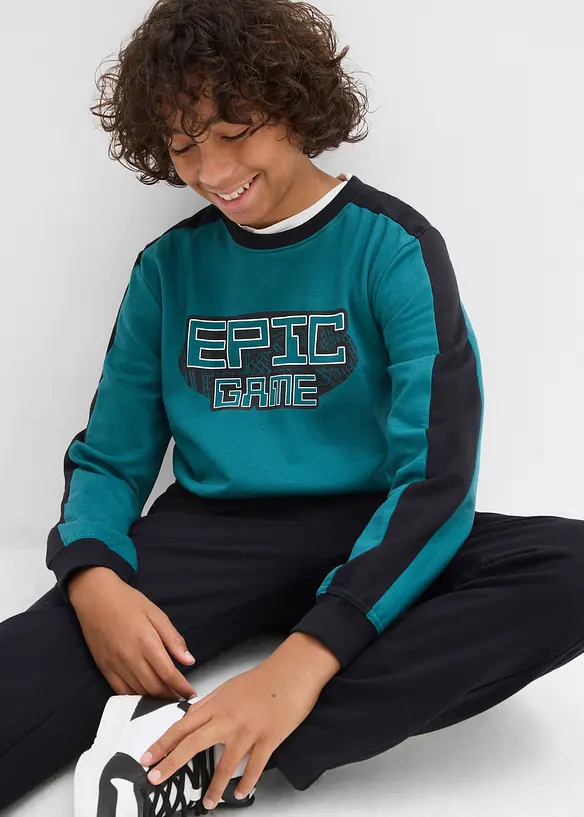 Joggingová souprava z čisté organické bavlny, bonprix