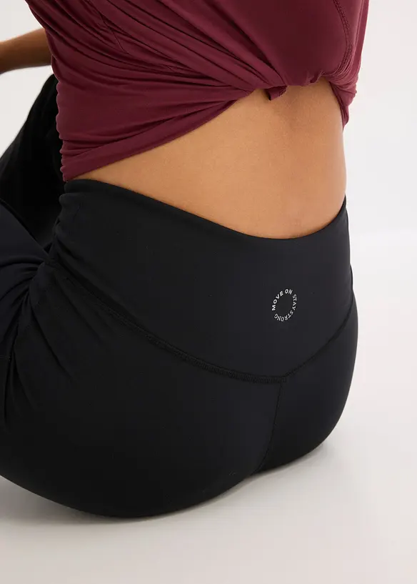 Sportovní termo kalhoty z měkkého materiálu, rovné nohavice, bonprix