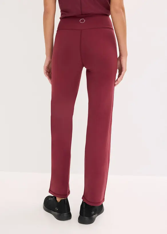 Sportovní termo kalhoty z měkkého materiálu, rovné nohavice, bonprix