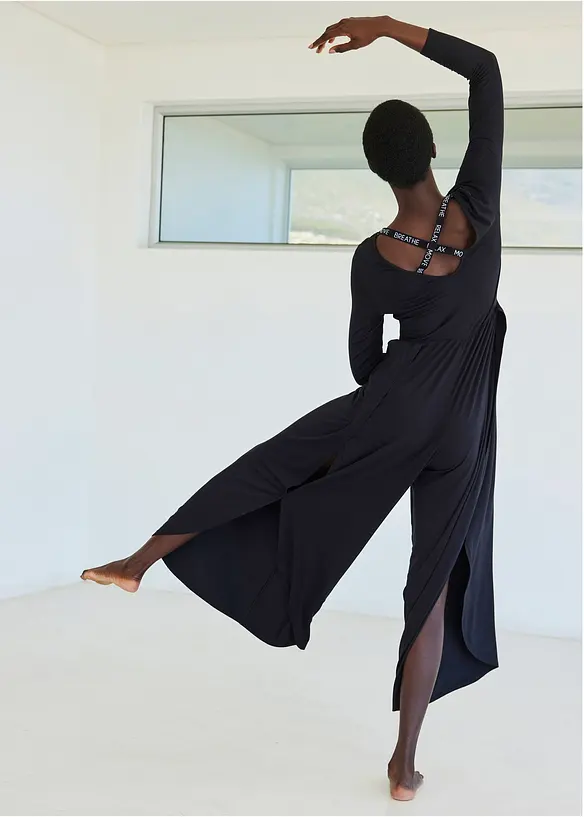 Sportovní overal ze splývavé viskózy, bonprix