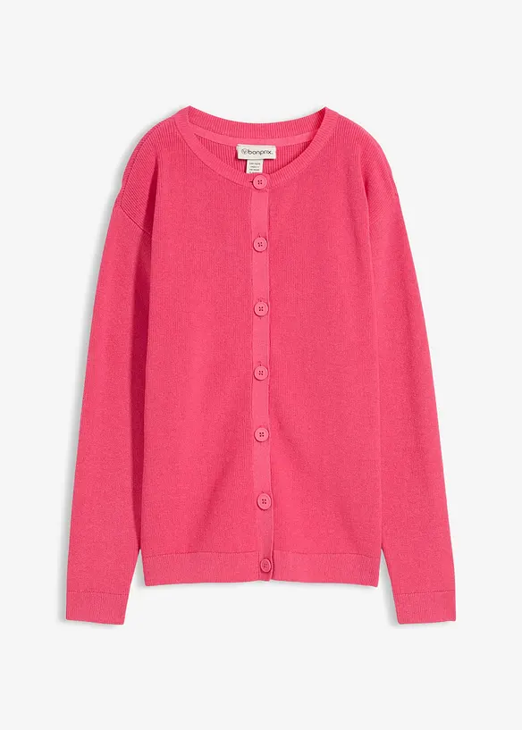 Kabátek z jemné pleteniny, kulatý výstřih, bonprix