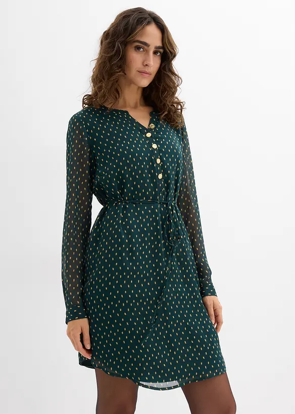 Těhotenské a kojicí šaty ze šifónu 2 v 1, bonprix