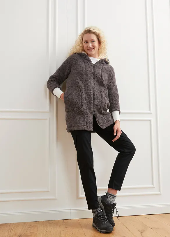 Bunda z plyšového flísu, bonprix