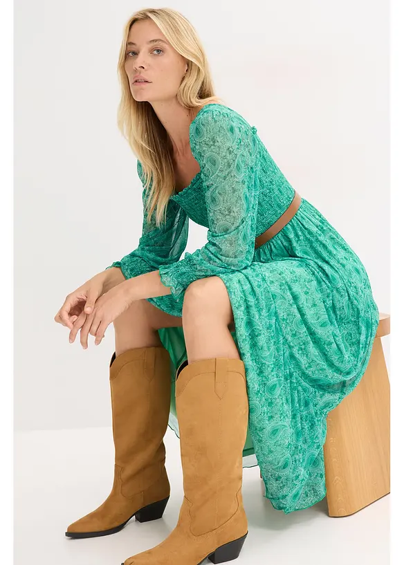 Dlouhé žerzejové šaty, bonprix