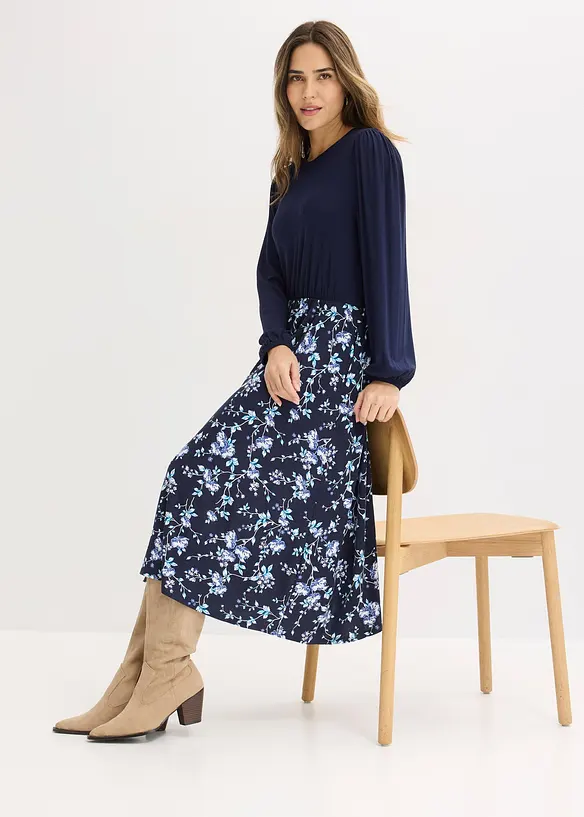 Žerzejové šaty z viskózové směsi, bonprix