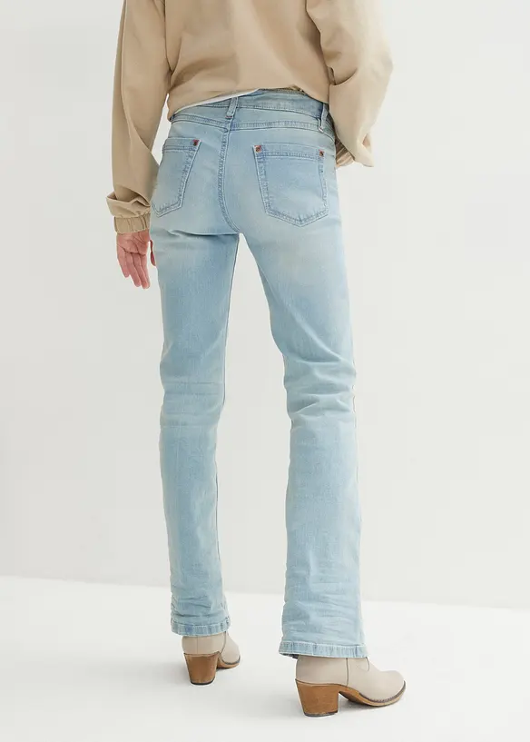 Strečové džíny Bootcut, Mid Waist, bonprix