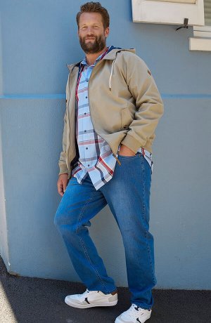 Muž - Lehký bluzon s pohodlným střihem - nová khaki