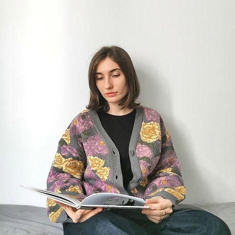 Žena - Džíny Paperbag s nášivkami, organická bavlna - modrá bleached-tmavý denim