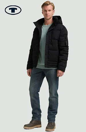 Muž - Prošívaná bunda značky Tom Tailor - černá