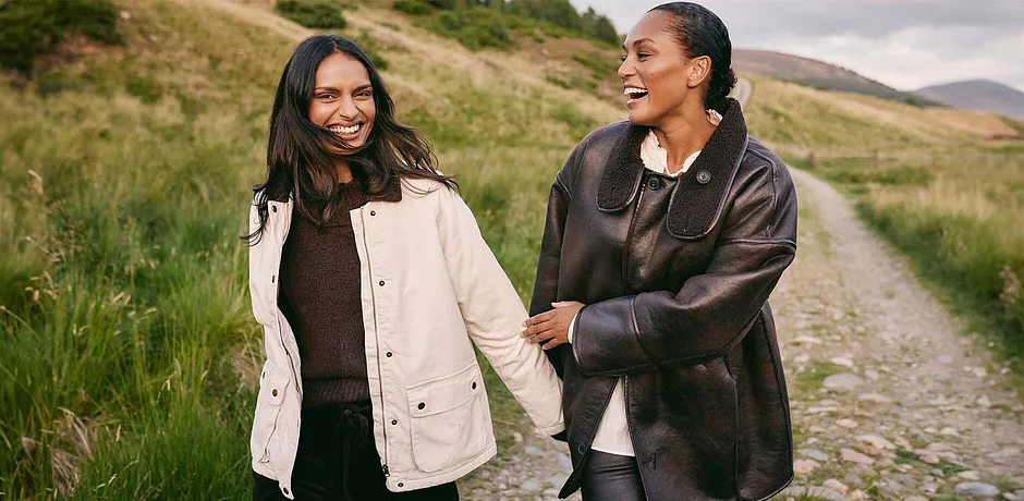 Žena - Vatovaná keprová bunda - béžová