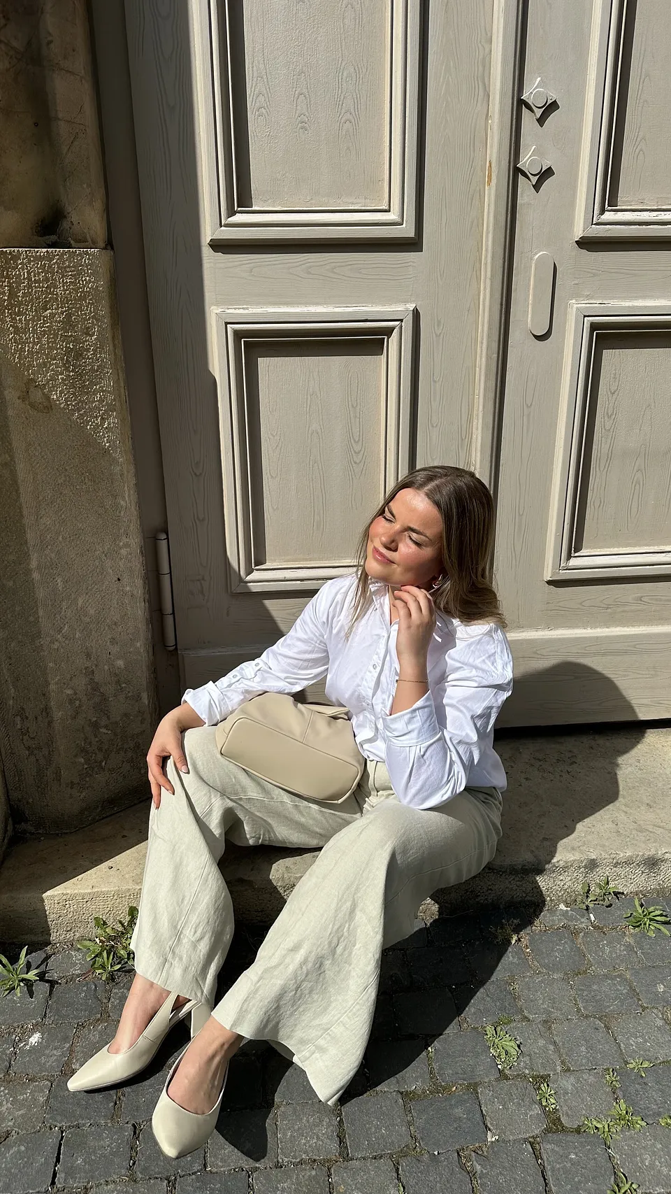 Žena - Oblečen&iacute; - Kalhoty - Lněn&eacute; kalhoty