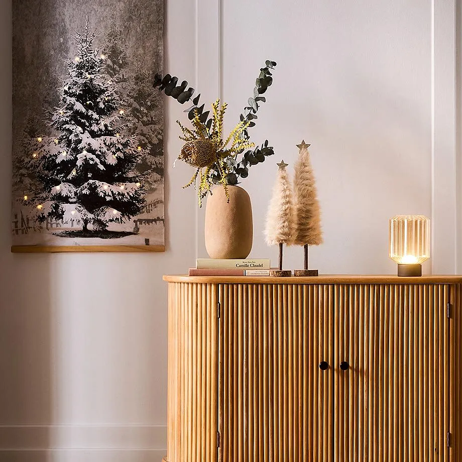 Zimn&iacute; dekorace na chotbě