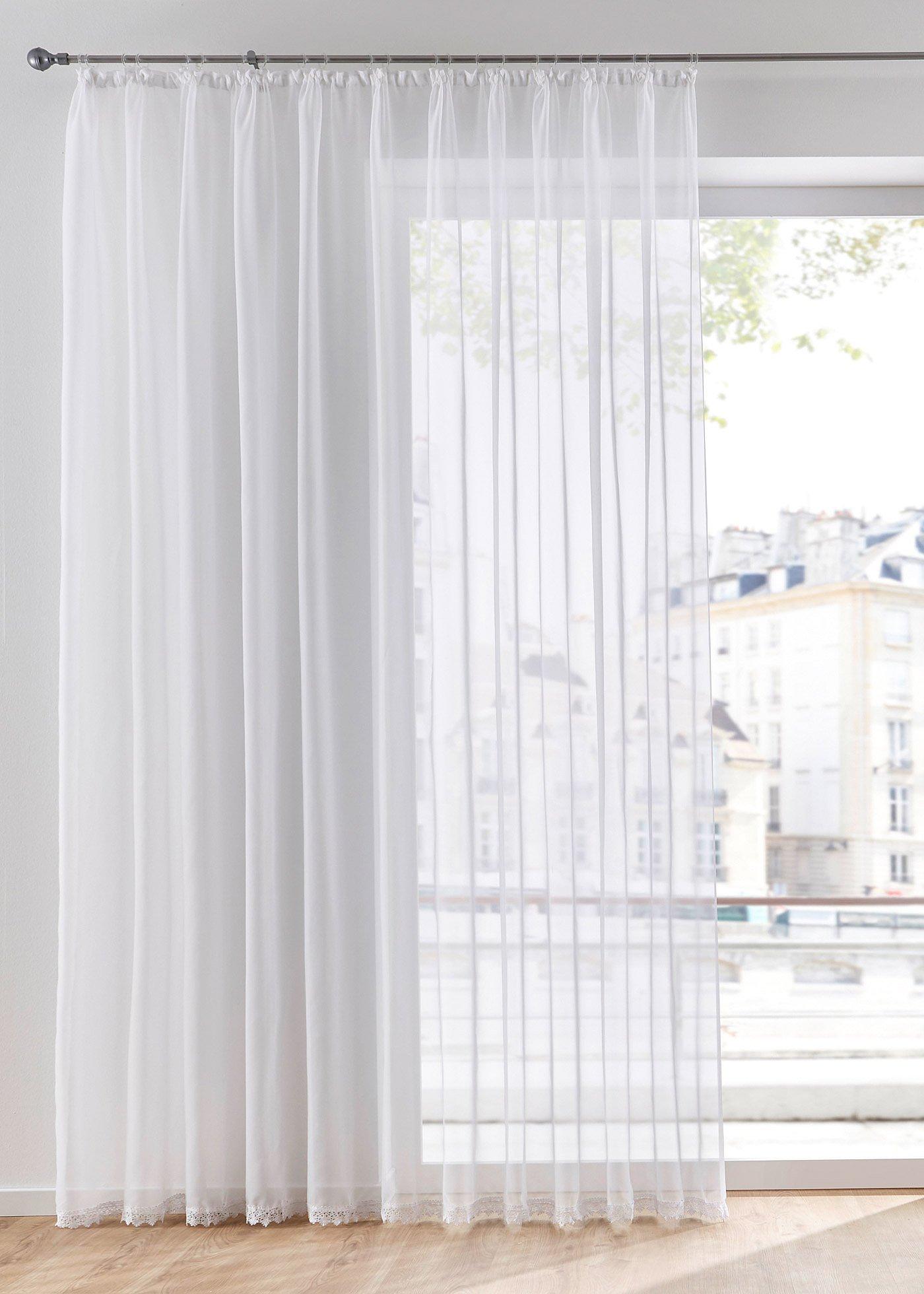 Dlouhá záclona Lissy (1 ks)